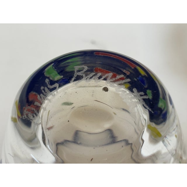 John Burchetta Set of 4 Hand Blown Murano Glass Tumblers, 1995 For Sale - Image 15 of 15