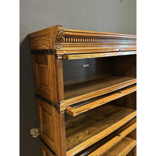 Stackable Display Bookcase from Globe Wernicke, 1890s, Set of 12 For Sale - Image 11 of 16