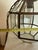 Metal Antique Vienna Secession Pendant Lantern with Beveled Glass attributed to Adolf Loos, Vienna, 1900s For Sale - Image 7 of 9