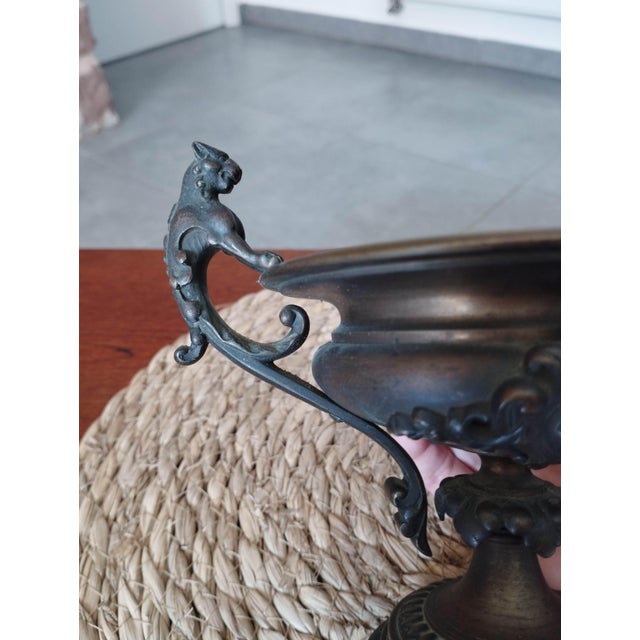 Black Napoleon III Bronze Cassolettes, 19th Century, Set of 2 For Sale - Image 8 of 16