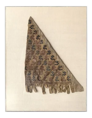 Framed Pre-Columbian Textile Fragment from Chancay Culture