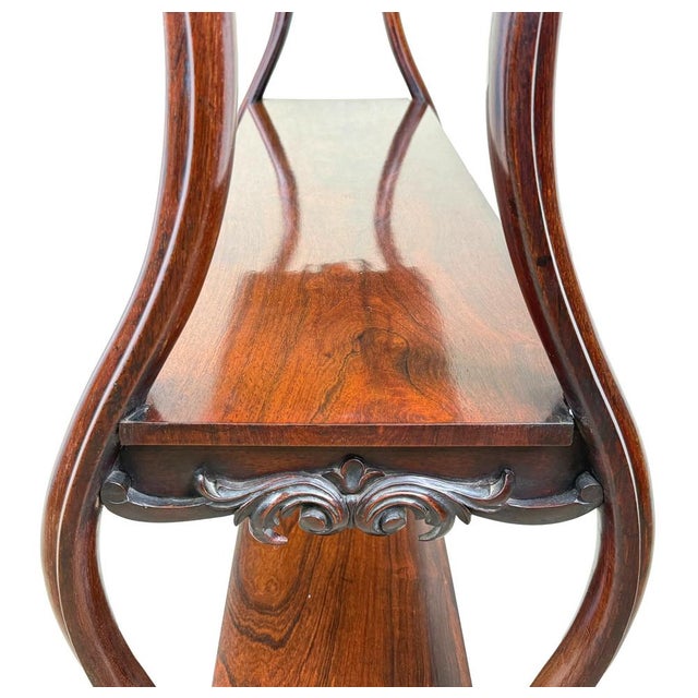 Antique Rosewood Central Standing Shelves, 1840 For Sale - Image 12 of 15