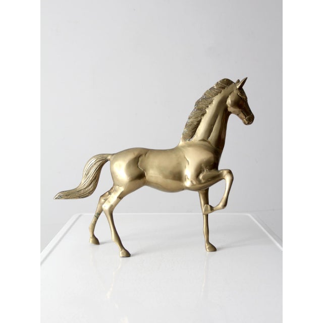 Mid-Century Modern Mid Century Brass Horse Figure For Sale - Image 3 of 12