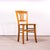 Brown Vintage French Oak Farmhouse Dining Chairs, 1950s, Set of 4 For Sale - Image 8 of 9
