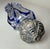 Antique 1800's European Cut to Clear Crystal Sterling Silver Perfume Bottle Jar For Sale - Image 10 of 15