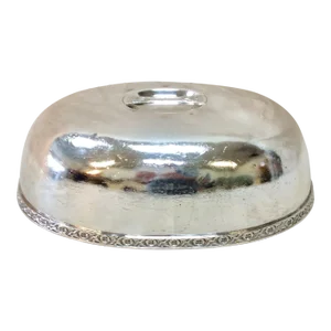 Early 20th Century Hotel Silver Silverplate Brown Palace Hotel Food Cover Dome