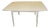 Vintage White Square Extendable Dining Table, 1960s For Sale
