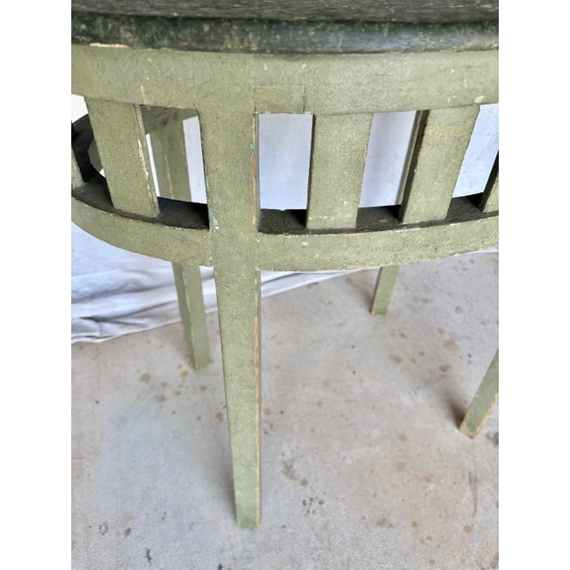 Early 20th Century French Pine Patinated Side Table For Sale - Image 4 of 12