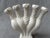 Mid 20th Century Vintage White Five Finger Vase For Sale - Image 5 of 16