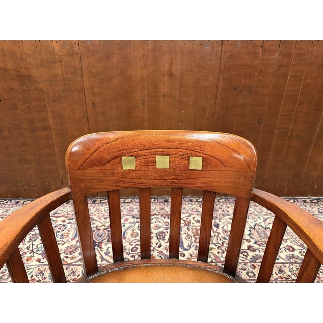 Chair in Mahogany from Globe Wernicke For Sale - Image 5 of 8