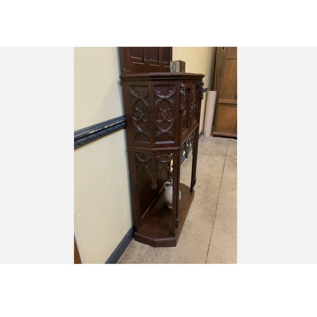 Antique Neo-Gothic Cabinet, 1880 For Sale - Image 11 of 14