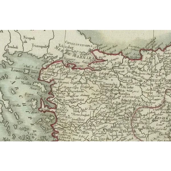 Early 19th Century Antique Map of Asian Turkey and Levant and Mesopotamia by Tardieu, 1802 For Sale - Image 5 of 7
