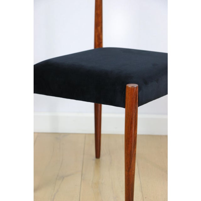 Vintage German Black Chairs from Lübke, 1970s, Set of 4 For Sale - Image 9 of 17