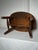 Vintage Early American Primitive Oval Splayed Solid Wood Turned Leg Low Stool For Sale - Image 9 of 10