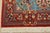 Textile Qom Rug 2’7” X 4’2” Blue Wool Vintage Traditional Hand-Knotted Carpet For Sale - Image 7 of 10