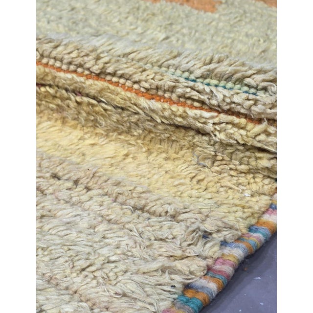 Sunset Handwoven Berber Wool Rug - 9.4 X 6.6 Ft For Sale - Image 4 of 8