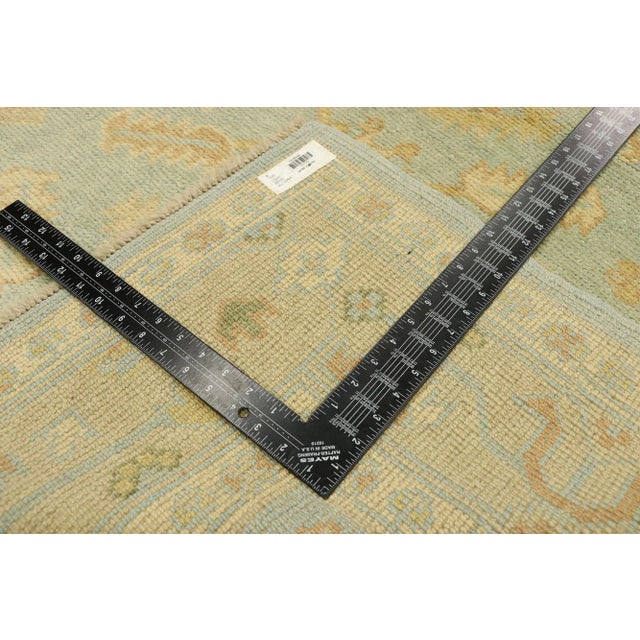 Early 21st Century Soft Earth-Tone Turkish Oushak Rug - 04'00 X 05'05 For Sale - Image 5 of 9