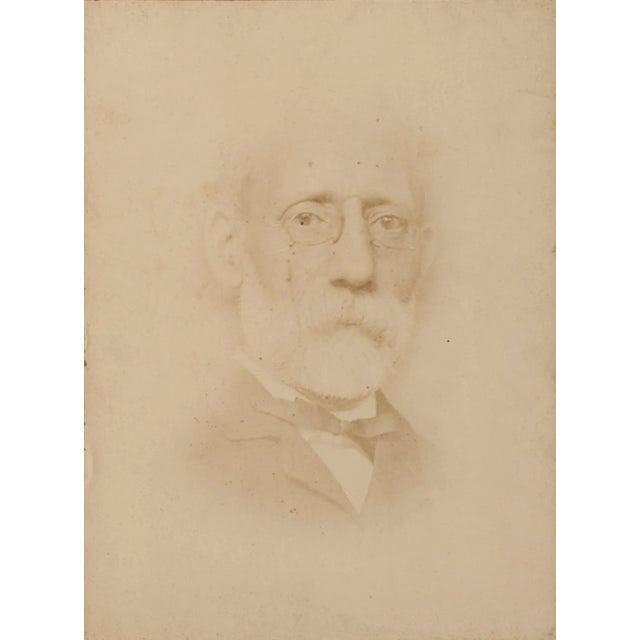 Portrait of the Paint Carlo Ferrari, Vintage Photo, 1870 For Sale - Image 3 of 3