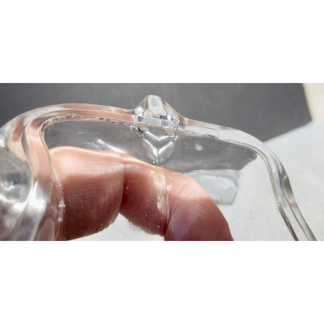 Elephant Shaped Decorative Clear Jar Vintage 30s For Sale - Image 12 of 13