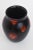 Mid-Century Modern Vintage English Ceramic Black and Red Vase by Poole, 1960's For Sale - Image 3 of 9