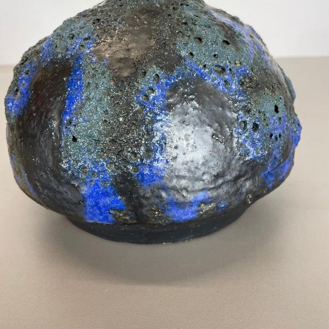 Abstract Ceramic Studio Pottery Vase from Gerhard Liebenthron, Germany, 1970s For Sale - Image 9 of 18
