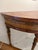 Wood Vintage Louis XVI Style Giltwood Marquetry Demilune Console Table For Sale - Image 7 of 9