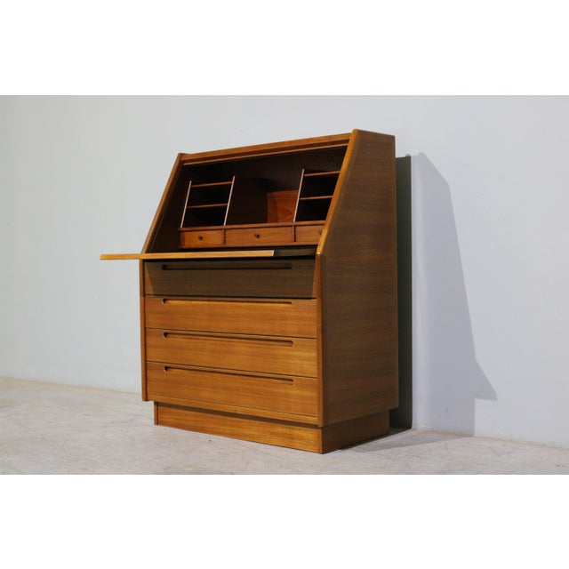 Wood Danish Teak Secretaire from Torring, 1970s For Sale - Image 7 of 10
