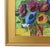Colorful contemporary abstract bouquet of flowers, still life, acrylic painting on stretched artist canvas. Signed by the...