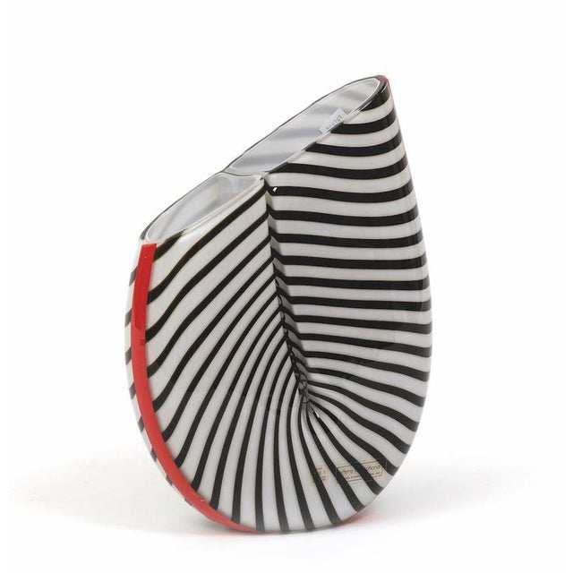 Murano Glass Vase by Lino Tagliapietra for Effetre, 1988 For Sale - Image 11 of 11