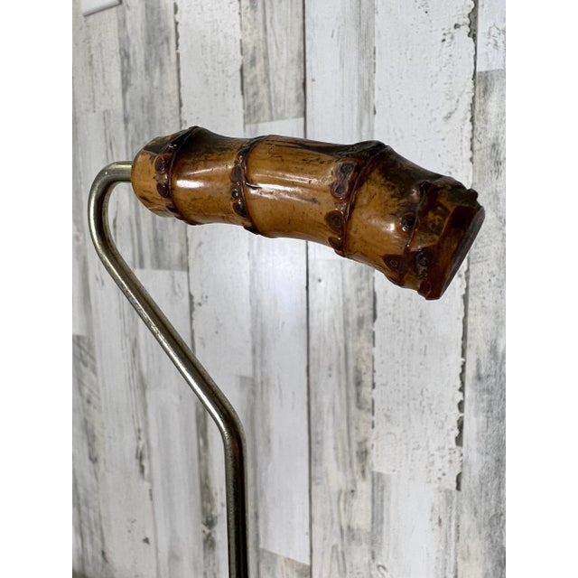 Metal Perforated Metal Umbrella Stand Attributed to Mathieu Mategot For Sale - Image 7 of 12