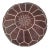 Contemporary Moroccan Leather Pouf Ottoman For Sale