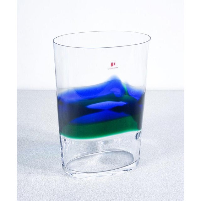 Polychrome Blown Glass Vase by Carlo Moretti For Sale - Image 13 of 18