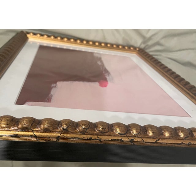 Amanda Carol Collection “Lady in Red”: Abstract Painting, Framed by the Artist For Sale - Image 4 of 4