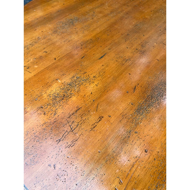 Habersham Oval Pine Queen Anne Extension Dining Table For Sale - Image 9 of 12