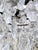Vintage Brass Crystal Waterfall Chandelier With Cascading Faceted Drops For Sale - Image 9 of 11