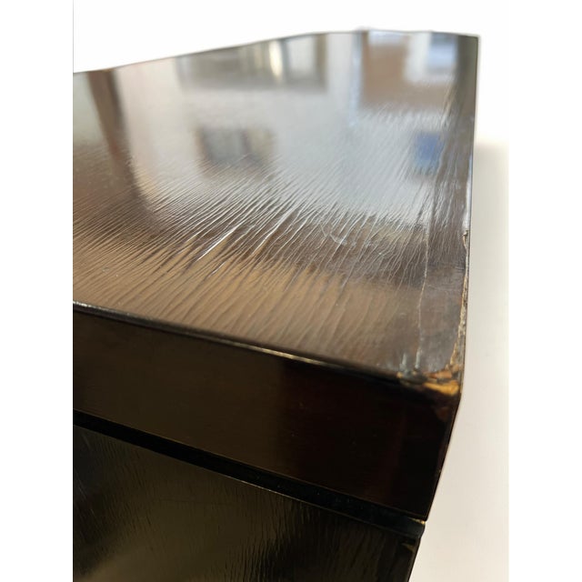 Large Art Deco Credenza with Original Marble Top, 1940s For Sale - Image 12 of 17