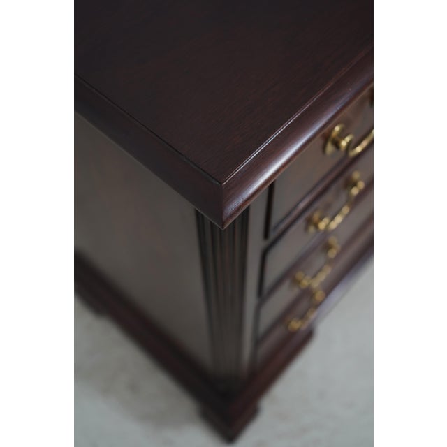 Pair Henkel Harris Model 116 Mahogany Nightstands For Sale - Image 11 of 17