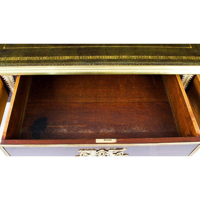French Empire Bureau Plat Desk, 19th Century For Sale - Image 17 of 18