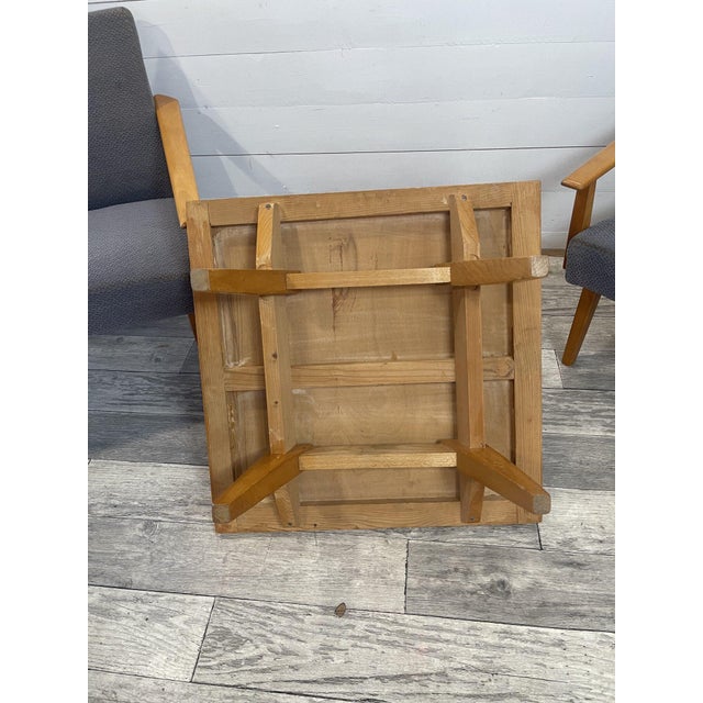 A- 397 vintage set of 2 chairs and hocker by tatra nabytok [ czech republic] +- 1970 in original condition and upholstery...