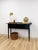 Nichols and Stone Solid Black Wood Console Two Drawers Modern Transitional For Sale In Tampa - Image 6 of 16