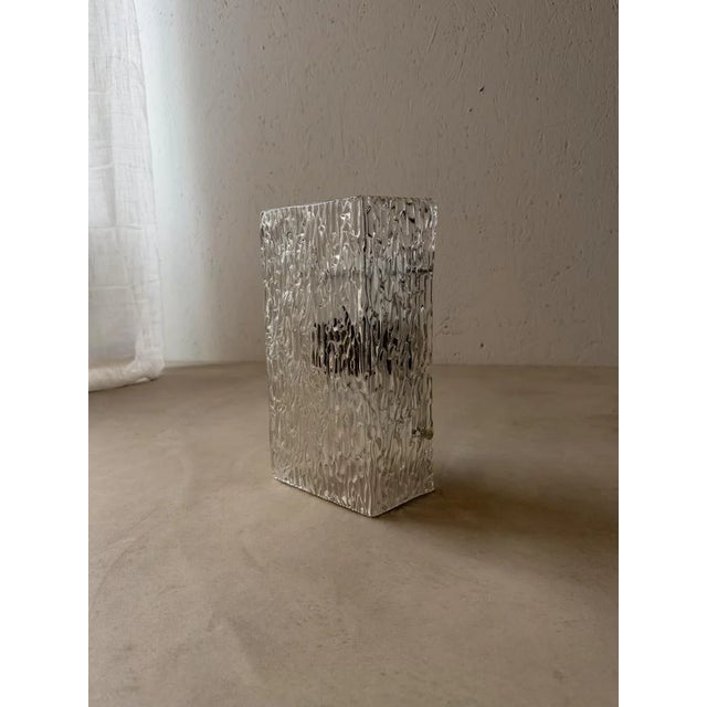 Wall Lamp in Textured Glass from Kalmar Franken, 1960s For Sale - Image 3 of 13