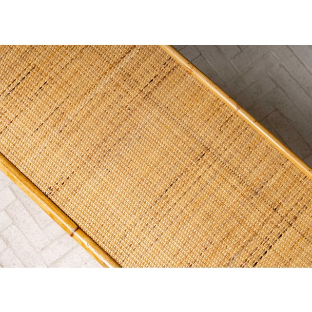 1970s Dal Vera Cane & Bamboo Cabinet For Sale In Boston - Image 6 of 13