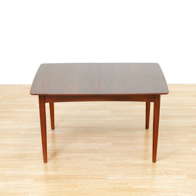 1960s Mid Century English Walnut Extending Dining Table For Sale - Image 4 of 10