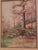 Paint Antique Watercolor Landscape Painting For Sale - Image 7 of 16
