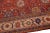 Textile 1900s Red Antique Sultanabad Handmade Persian Wool Rug With Allover Motif For Sale - Image 7 of 11