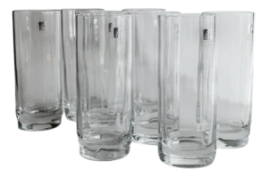 Vintage Drinking Glasses by Luigi Bormioli, 1980s, Set of 8