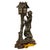 Antique Japanese Meiji Period Cast Bronze Geisha Statue Figure Lamp Signed 1890 For Sale In Portland, OR - Image 6 of 16