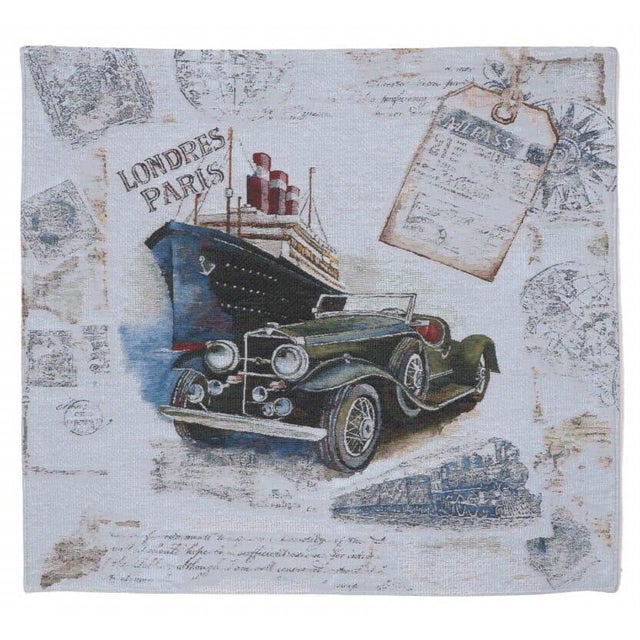 This beautiful tapestry is woven on a jacquard loom by skilled weavers, keeping alive the centuries old tradition of...