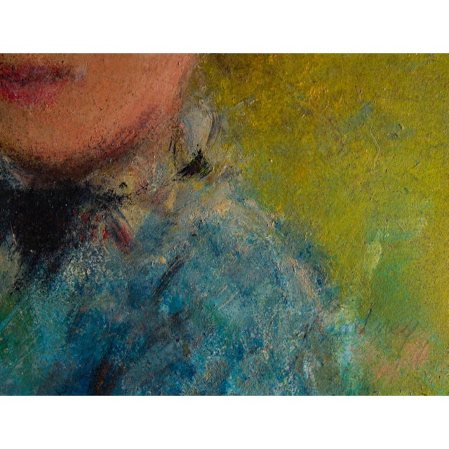 The School of Paris French Impressionist Painting Portrait of a Young Girl Paris School For Sale - Image 3 of 3