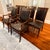 Arhaus Set of 6 Arhaus Leather Dining Chairs For Sale - Image 4 of 9
